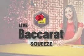 Baccarat Squeeze logo by Evolution National Casino
