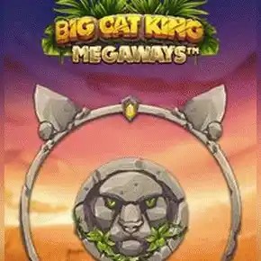 Big Cat King Megaways slot logo by Blueprint Gaming at National Casino