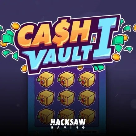 Official Lottery logo: Cash Vault I by Hacksaw Gaming at National Casino