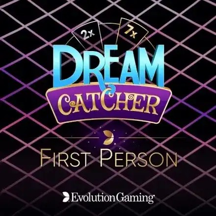 Official Table Games logo: First Person Dream Catcher by Evolution at National Casino