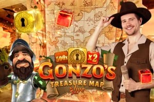 Gonzo's Treasure Map by Evolution, showcased at nationalcasino-gr.com.gr – game logo