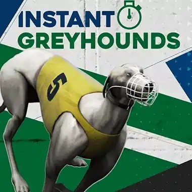 Instant Virtual Greyhounds casino game by Leap Gaming – featured logo at National Casino