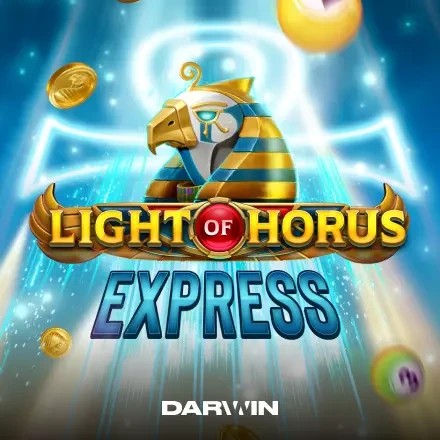 Light of Horus Express logo – Lottery by Darwin Gaming at National Casino