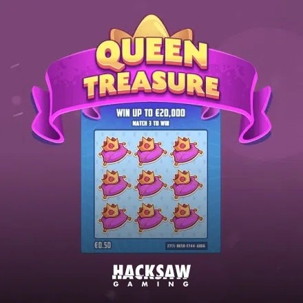 Queen Treasure by Hacksaw Gaming, showcased at nationalcasino-gr.com.gr – game logo