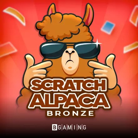 Scratch Alpaca Bronze slot logo by BGAMING at National Casino