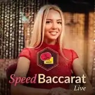 Speed Baccarat A casino game by Evolution – featured logo at National Casino