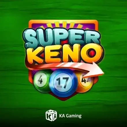 Official Lottery logo: Super Keno by KA Gaming at National Casino