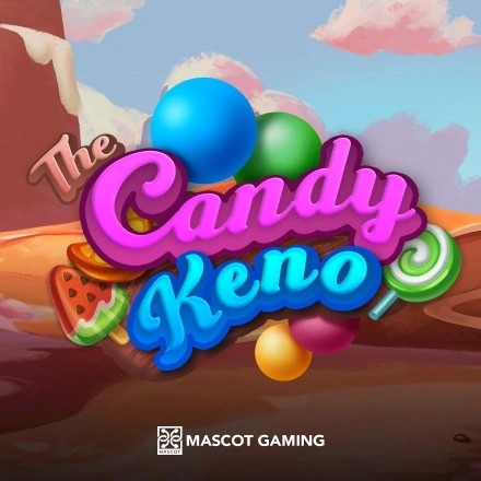 The Candy Keno online game logo by Mascot Gaming on nationalcasino-gr.com.gr