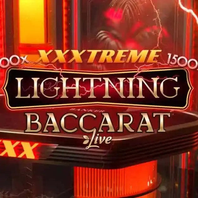 XXXtreme Lightning Baccarat logo by Evolution at National Casino